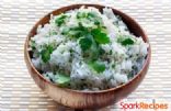 Coconut-Cilantro Rice with Lime