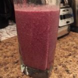 Blueberry, Strawberry, Almond Milk & Whey Protein Smoothie