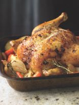 Herb Roasted Chicken with Root vegetables