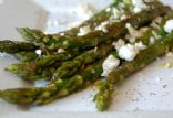 Roasted Asparagus with Feta and Dijon Mustard/Balsamic Vinegar Drizzle.