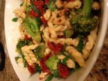 Mediterranean Pasta salad with Feta, Broccoli and spinach