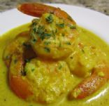 Cajun Curry Prawns