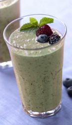 Berry Green Protein Smoothie