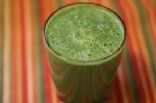 Oatmeal spinach fruit thickie smoothie