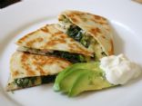 Shrimp Quesadilla With Kale