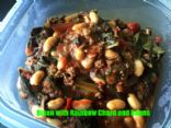 Bison with Chard and Beans