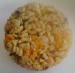 Arroz integral con Garbanzos y Calabaza