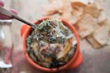 Spinach Artichoke Dip with Spicy Cayenne 
