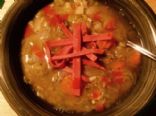 Hearty Split Pea Soup ( Vegan Low Calorie Low Fat )