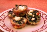 Crustless Bite-sized Mini Quiche with Kale & Feta