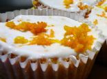 Orange Cardamom Cupcakes With Orange Yogurt Icing