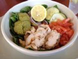 Grilled Chicken Hummus Bowl