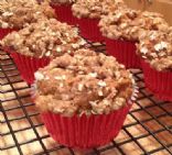 Pumpkin Apple Streusel Muffins