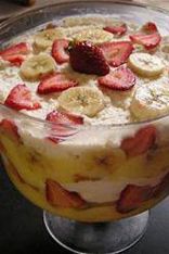 Strawberry Banana Trifle