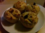Blueberry-Banana Muffins with Crumb Topping