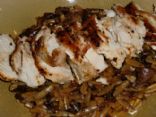Marsala Mushroom Chicken over Orzo
