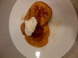 Sweet Potato Latkes (Pancakes) with Apple Compote