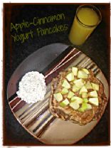 Apple Cinnamon Yogurt Pancakes