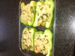Couscous and Kale Stuffed Pepper 