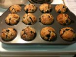 Banana Blueberry Yogurt Muffins