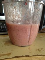stawberry and banana smoothie