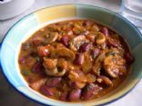 Kidney Bean Mushroom Curry 
