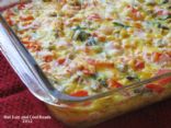 Spinach, Tomato, and Swiss Cheese Egg Bake