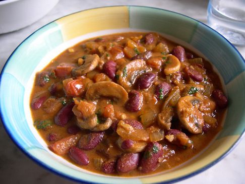 Kidney Bean Mushroom Curry Recipe  SparkRecipes