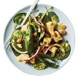 Curried Turkey, Spinach, and Cashew Salad