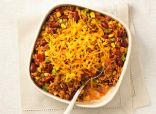 Mexican rice with cheddar