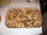 Rustic Stuffing with Apples & Cranberries