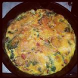 Vegtable, Potato Frittata