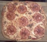 Pepperoni Pizza with Whole Wheat Crust