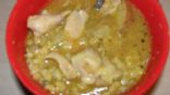 Crockpot Chicken and barley soup