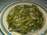 Green cowpeas with oil