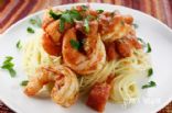 Angel Hair with Shrimp and Tomato Sauce