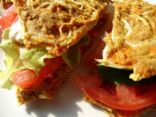 Dinner Tomato Sandwich with Raw Onion Bread