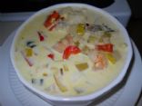 Fish Soup with Saffron and Cream
