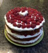 Raspberry Cream Cake