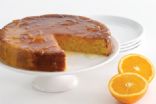 Armenian Orange Almond Cake with Orange Peel Glaze