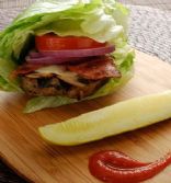 Chicken Chipotle Burgers with Bibb Lettuce Buns