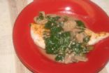 Chicken Smothered in Spinach/Mushrooms, 269