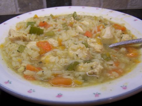 Homemade Chicken and Rice Soup Recipe  SparkRecipes