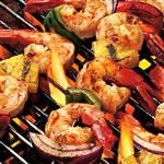Chipotle Shrimp & Pineapple Kabobs **Low Fat