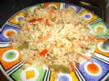 Basmati Brown rice with frozen vegetables