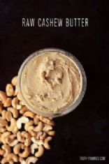 Homemade cashew nut butter