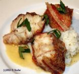 Saute Poached Red Snapper