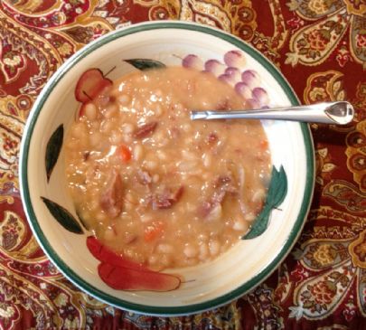 Great Northern Bean Soup with Ham Recipe | SparkRecipes