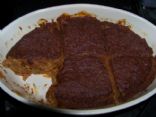 agassifan gingerbread pudding (low fat)