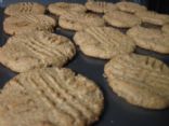 Peanut Butter Rye Cookies